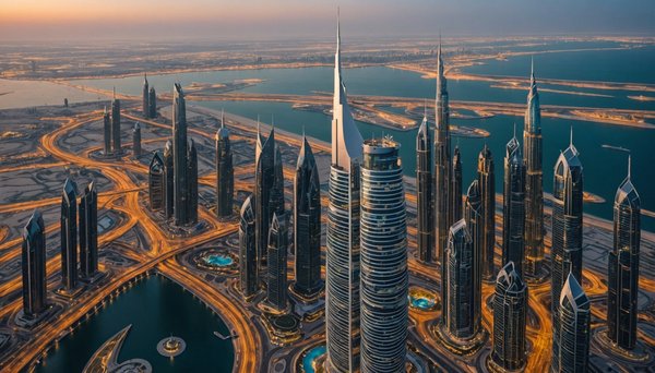 Explorez la hauteur éblouissante de l'almas tower à dubaï